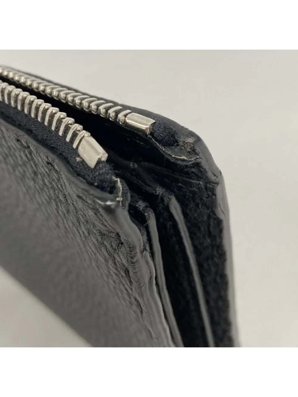 Fendi Clutch Montstar Selleria Leather Black Silver